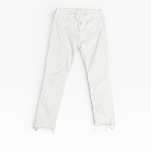 Joes Jeans White Distressed Ankle Denim Jeans size 27